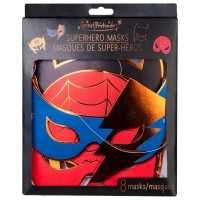 Superhelden-Masken im 8er Set