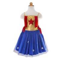 Superheldin Tunikakleid - Kostüm für Kinder