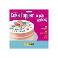 Ein Angebot für Tortenaufleger Happy Birthday mehrfarbig Dekoback aus Partyartikel > Kindergeburtstag > Torten- und Kuchendekorationen - jetzt kaufen. Lieferzeit 1-2 Tage.
