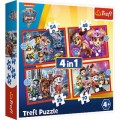 Trefl 4 Puzzles - Paw Patrol