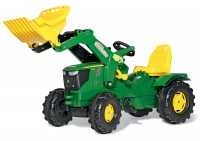 Ein Angebot für Trettraktor rollyFarmtrac John Deere 6210 R mit Lader grün rolly toys aus Spielzeug für draußen > Kinderfahrzeuge > Trettraktoren - jetzt kaufen. Lieferzeit 3-5 Tage.