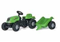 Ein Angebot für Trettraktor rollyKid-X, Farbe grün mit Anhänger grün rolly toys aus Spielzeug für draußen > Kinderfahrzeuge > Trettraktoren - jetzt kaufen. Lieferzeit 3-5 Tage.