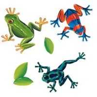 Wandaufkleber Wallies Gemälde (Mural ) Tree Frogs