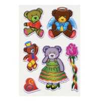 3D Sticker Bärenfamilie