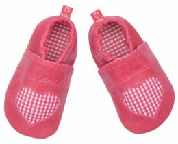 Anna und Paul Leder-Krabbelschuh Sweetheart mit Ledersohle M-20/21 shiny rose (Anna und Paul GmbH)