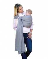 Baby-Tragetuch Ring Sling grey 180 cm