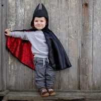 Batman - Spiderman Wende-Cape XS