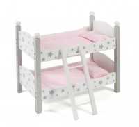 Bayer Chic 2000 Puppen-Etagenbett in Stars grau