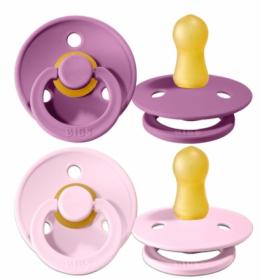 BIBS Schnuller aus Naturgummi Pink/Lavender 6-18 Monate (Bibs)