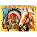 Bluebird Puzzle Indian Chief