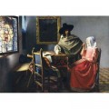 Bluebird Puzzle Johannes Vermeer - The Glass of Wine, 1661