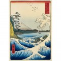 Bluebird Puzzle Utagawa Hiroshige - The Sea at Satta, Suruga Province, 1859