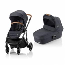 Britax Römer Strider M Black Shadow ESSENTIAL BUNDLE (Kinderwagen + Babywanne)