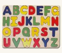 Buchstaben Holzpuzzle ABC