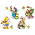 Castorland 4 Puzzles - Freizeit