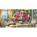 Castorland Summer Flowers and Cup of Tea