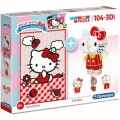 Clementoni Hello Kitty - Puzzle and 3D Model