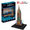 Cubic Fun Puzzle 3D mit LED  - Empire State Building