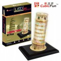 Cubic Fun Puzzle 3D mit LED - Schiefer Turm von Pisa