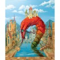 Davici Holzpuzzle - Rote Garnele