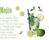 Deco-Sticker Mojito