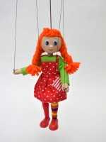 Dekoartikel Marionette Mädchen, 30 cm