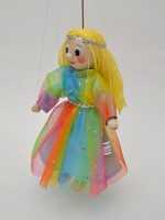 Dekorationsartikel Marionette Fee-Regenbogen 20cm