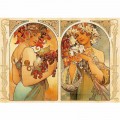 DToys Alphonse Mucha: Frchte und Blumen