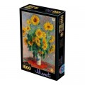 DToys Claude Monet - Bouquet of Sunflowers