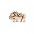 Eco Wood Art 3D Holzpuzzle - Bison
