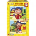 Educa 2 Holzpuzzles - Noddy