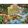 Eurographics XXL Teile - Familiy Puzzle: Steve Crisp - Noah's Ark Before the Rain