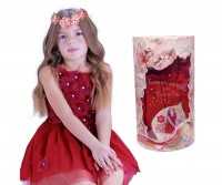 Feenkleider, Ballkleid aus Atlasseide in Rosa