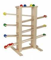 Fixkugelbahn mit 4 Kugeln 40 mm ca.70cm hoch