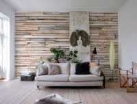 Fototapete Whitewashed Wood