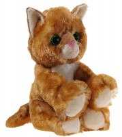 GLITTER-KITTY Katzen-Baby, gold Grösse 20 cm