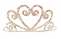 Glitzer-Tiara - Kopfschmuck für Kinder, gold