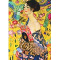 Gold Puzzle Gustav Klimt: Die Dame mit dem Fcher