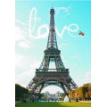 Gold Puzzle Love at Paris