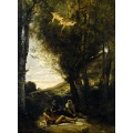 Grafika Jean-Baptiste-Camille Corot: Saint Sebastian Succored by the Holy Women, 1874