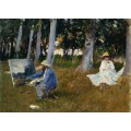 Grafika Kids Magnetische Teile - Claude Monet by John Singer Sargent, 1885