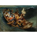 Grafika Kids Magnetische Teile - Eugne Delacroix: Christus im Sturm auf dem Meer, 1841