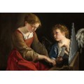 Grafika Kids Orazio Gentileschi and Giovanni Lanfranco: Saint Cecilia and an Angel, 1617/1618