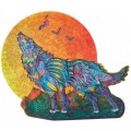 Harmandi Puzzle Creatif Holzpuzzle - Der Heulende Wolf