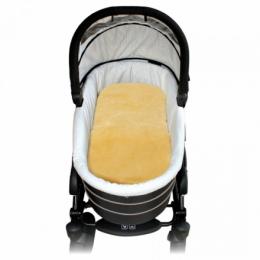 Heitmann Lammfelleinlage geschoren gold-beige 73 x 33 cm