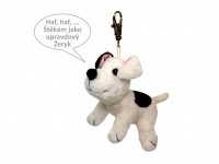 Ein Angebot für Hund Zeryk mit Sound, der treue Freund von Hurvínek  mubrno aus Alles außer Spielzeug > Schlüsselanhänger - jetzt kaufen. Lieferzeit 1-2 Tage.