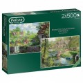 Jumbo Romantic Countryside Cottages (2x500 Teile)