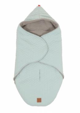Kaiser Wrappy Einschlagdecke Knit Design super soft mint ausverkauft