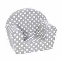 Kindersessel Dots grey