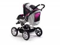 Kinderwagen Kombi VIVA im Design fuchsia
